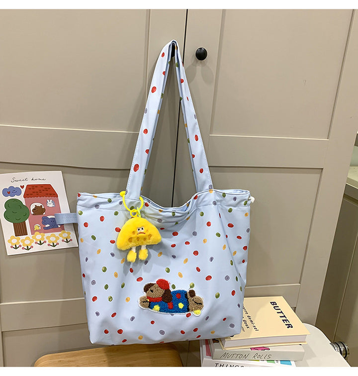 Fun-Themed Spacious Tote Bag Kalsten