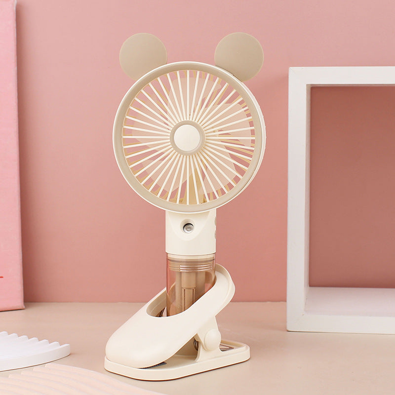Women Portable Mini Fan with Spray Function Kalsten