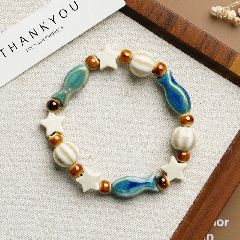 Heart-Shaped Beaded Bracelet Kalsten