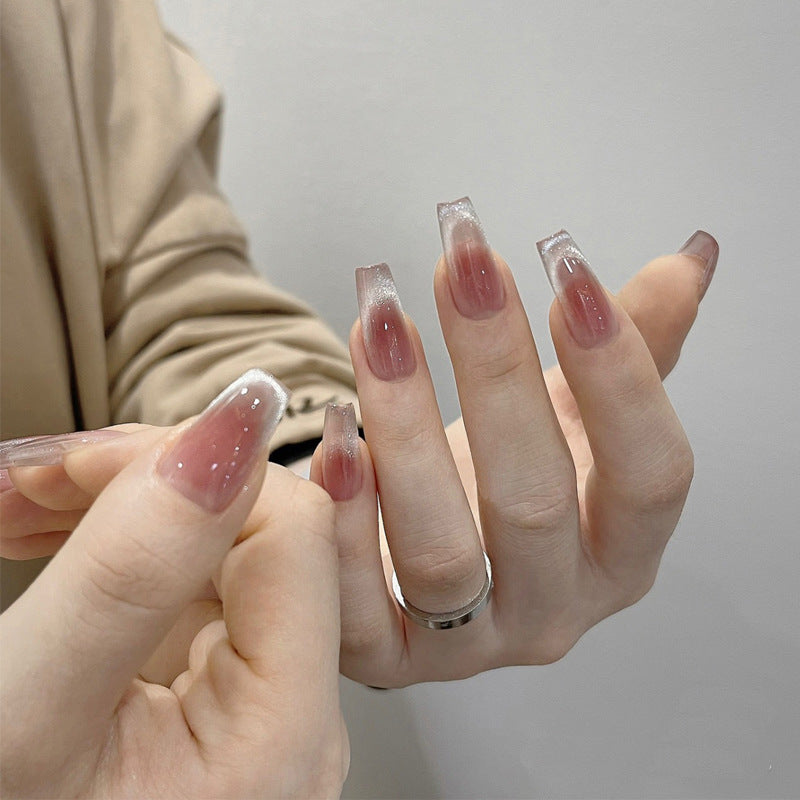 Elegant Coffin-Shaped Press-On Nails Set Kalsten
