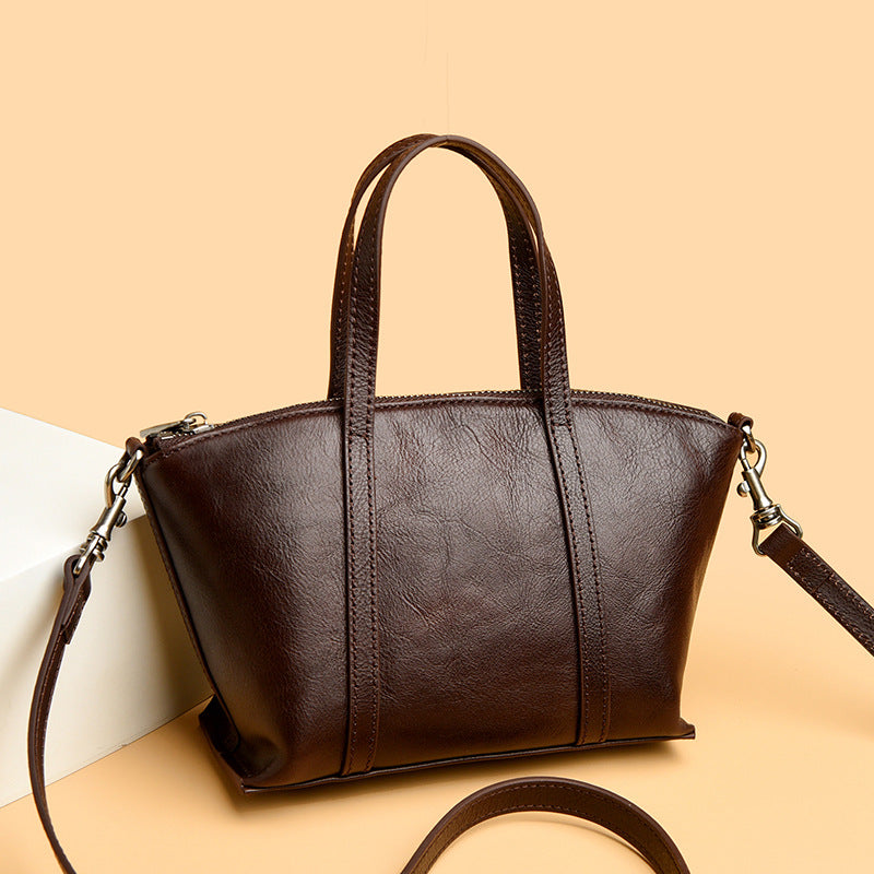 Textured Leather Handbag Kalsten