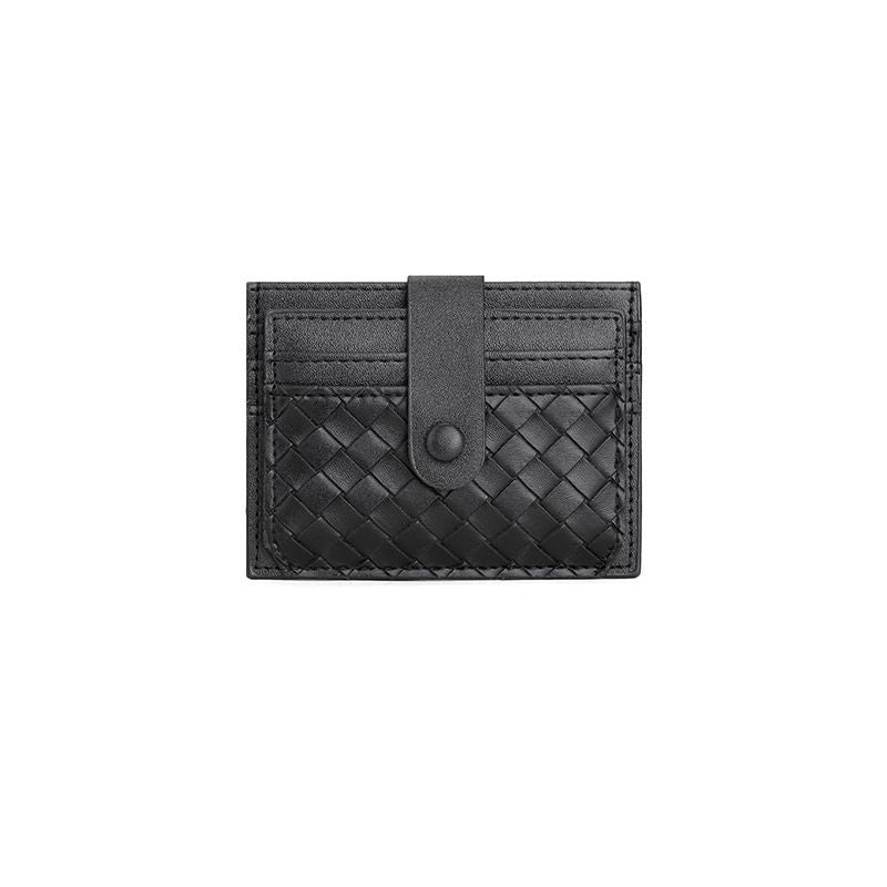 Premium Textured Leather Card Wallet