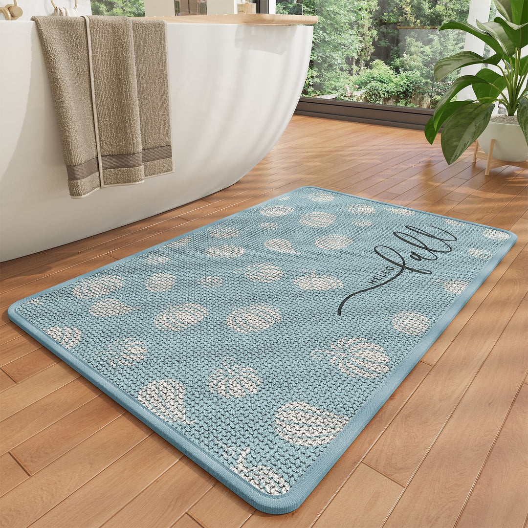 Decorative Plush Bath Mat
