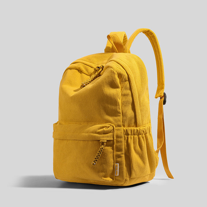Ribbed Fabric Lightweight Backpack Kalsten