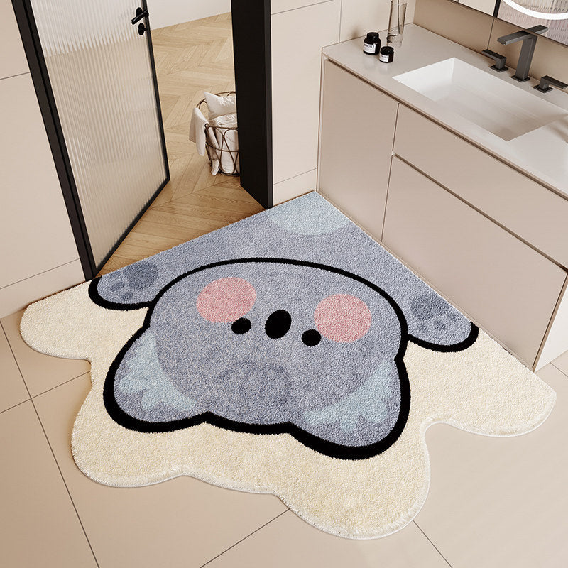 Cartoon Bunny-Shaped Bath Mat