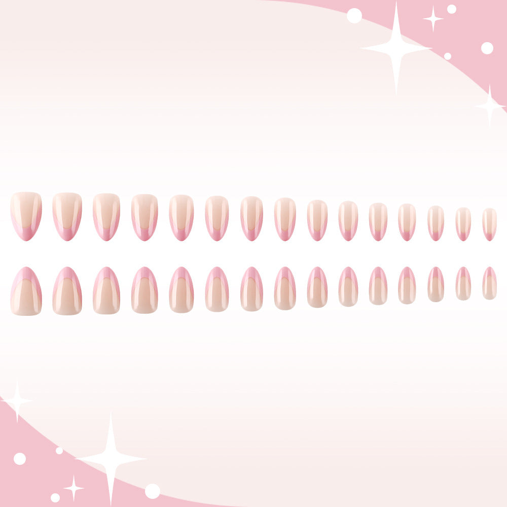 Elegant French Tip Gel Nail Art Kalsten