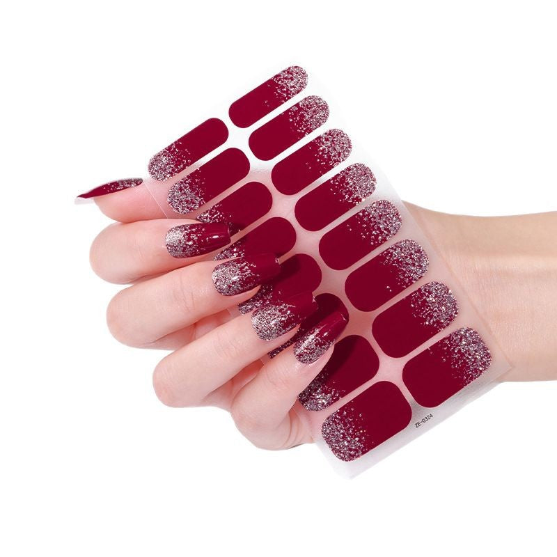 Premium Sparkling Glitter Nail Wraps