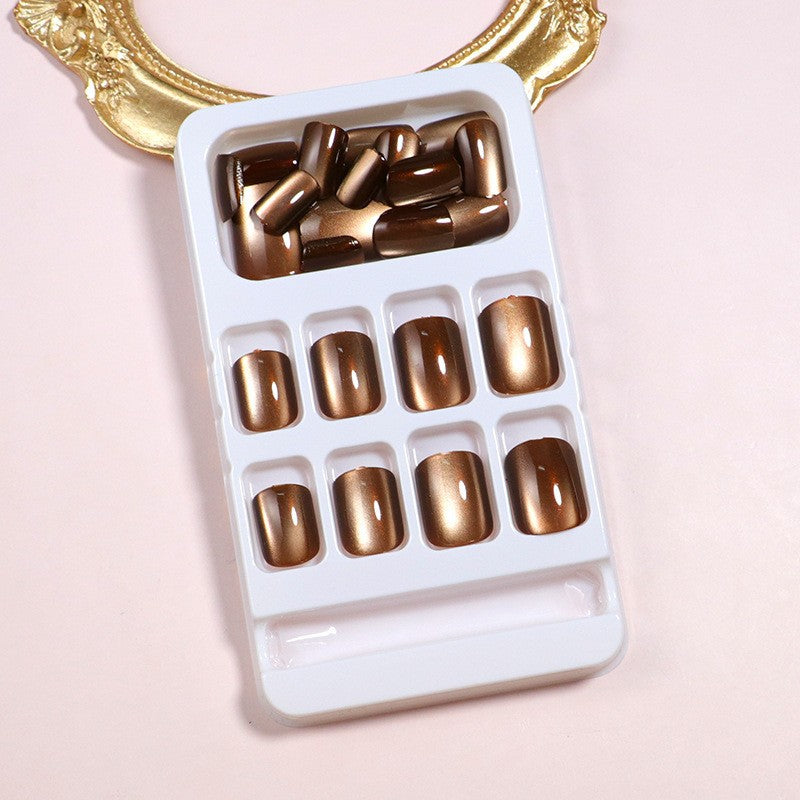 Premium Almond-Shaped Press-On Nails with Ombré Effect Kalsten