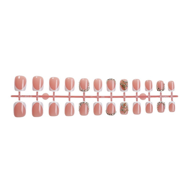 Nail art set with luxurious glitter and floral decorations Kalsten