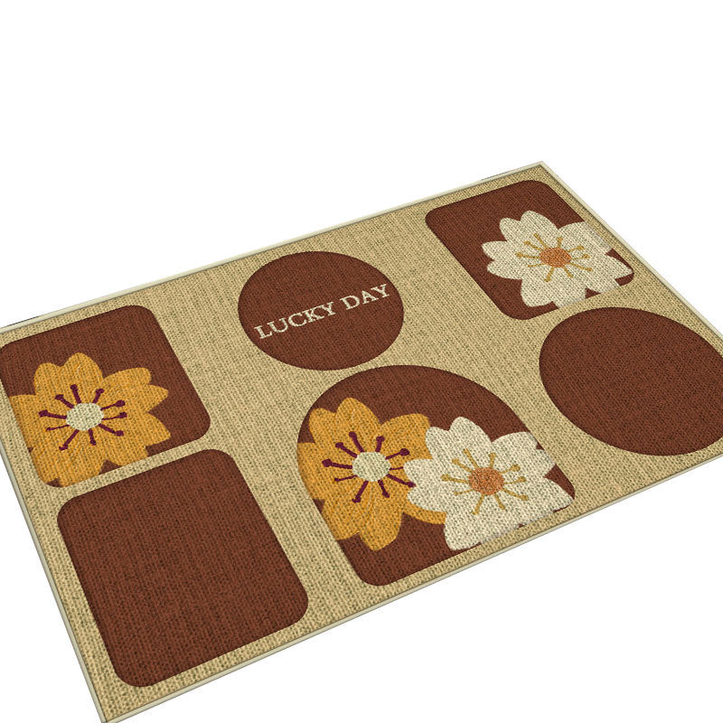 Decorative Star-patterned Bath Mat Kalsten