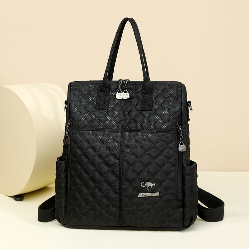 Quilted Multi-Functional Backpack Kalsten