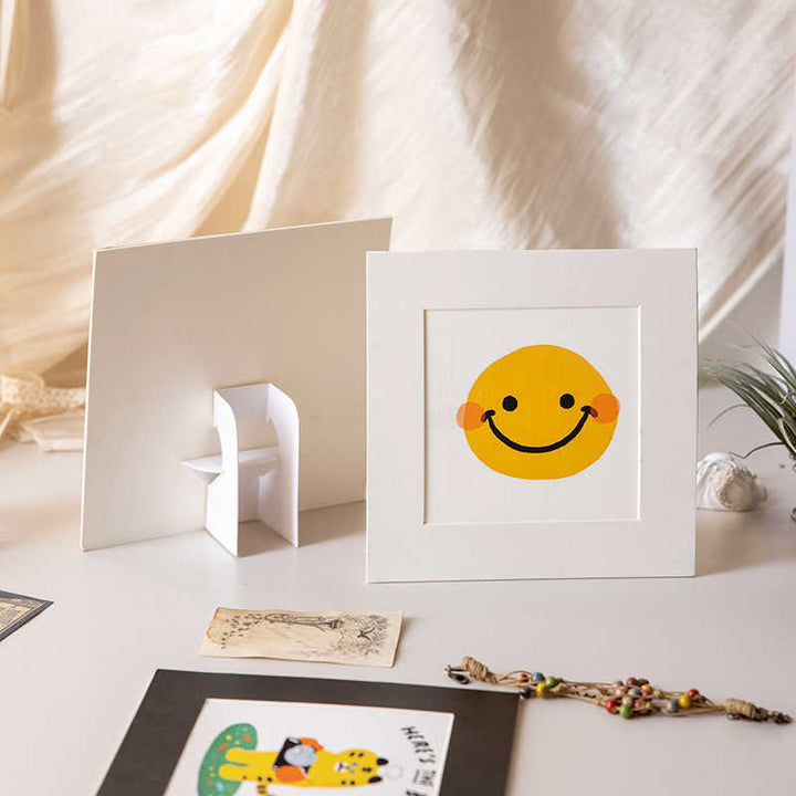Artistic Cat Illustration Picture Frame for Home