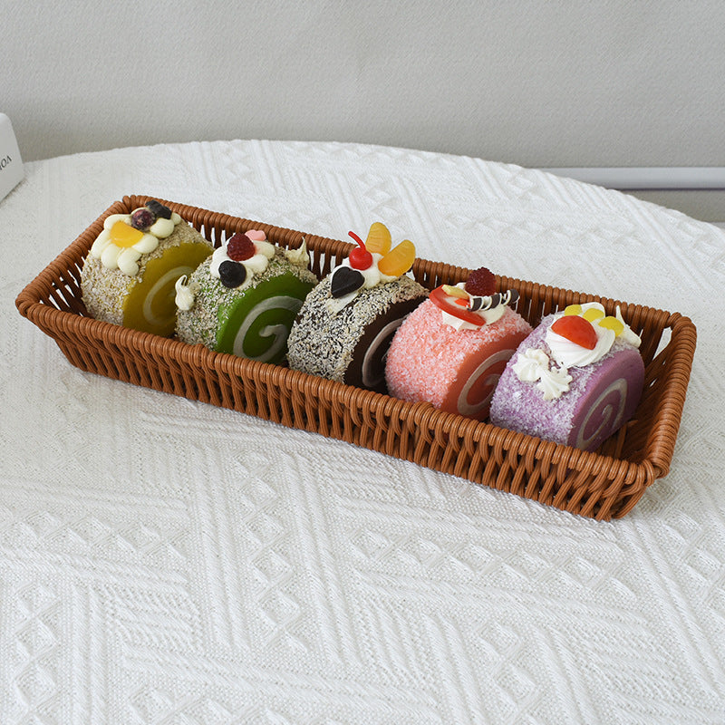 Rectangular Handwoven Storage Tray Kalsten