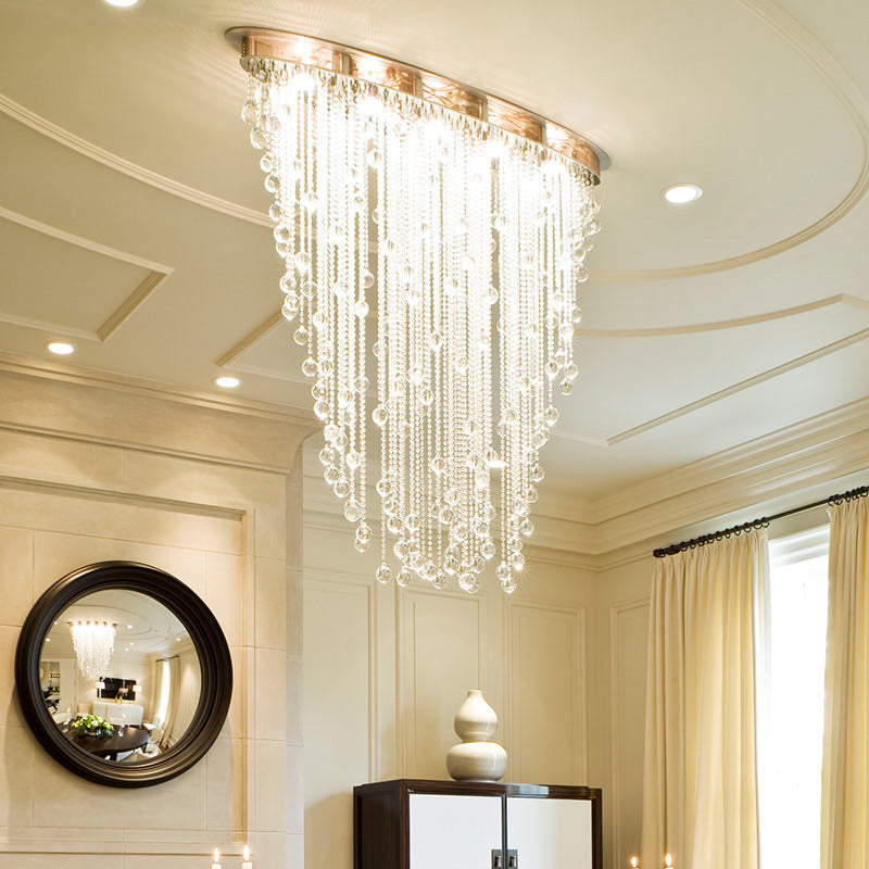 Crystal Rainfall Chandelier