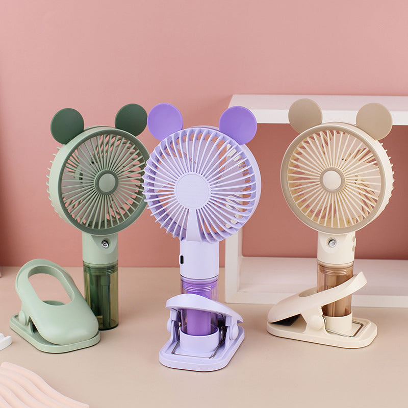 Women's Portable Cooling Fan with Water Mist Kalsten