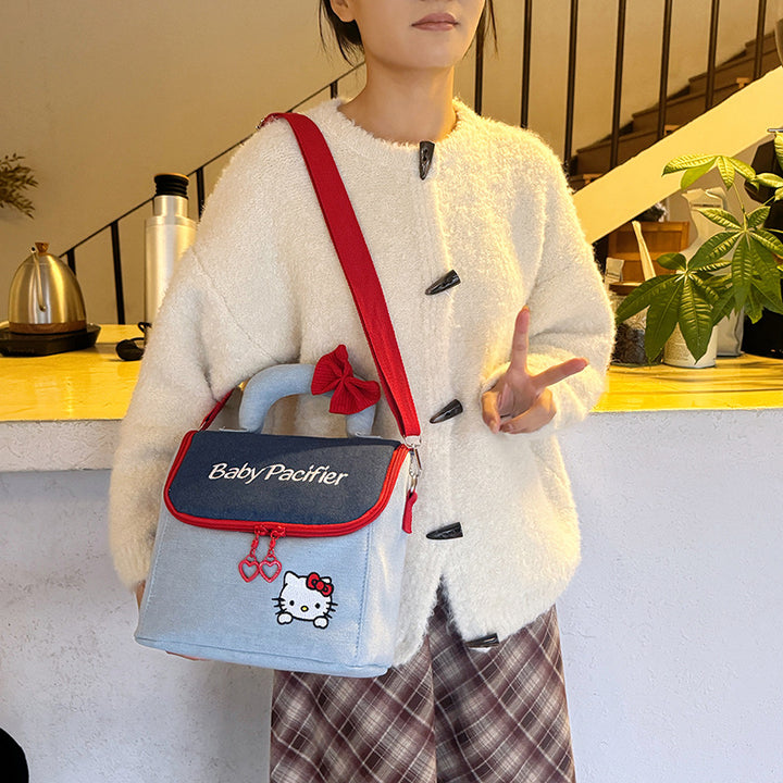 Stylish Denim Pacifier Bag Kalsten