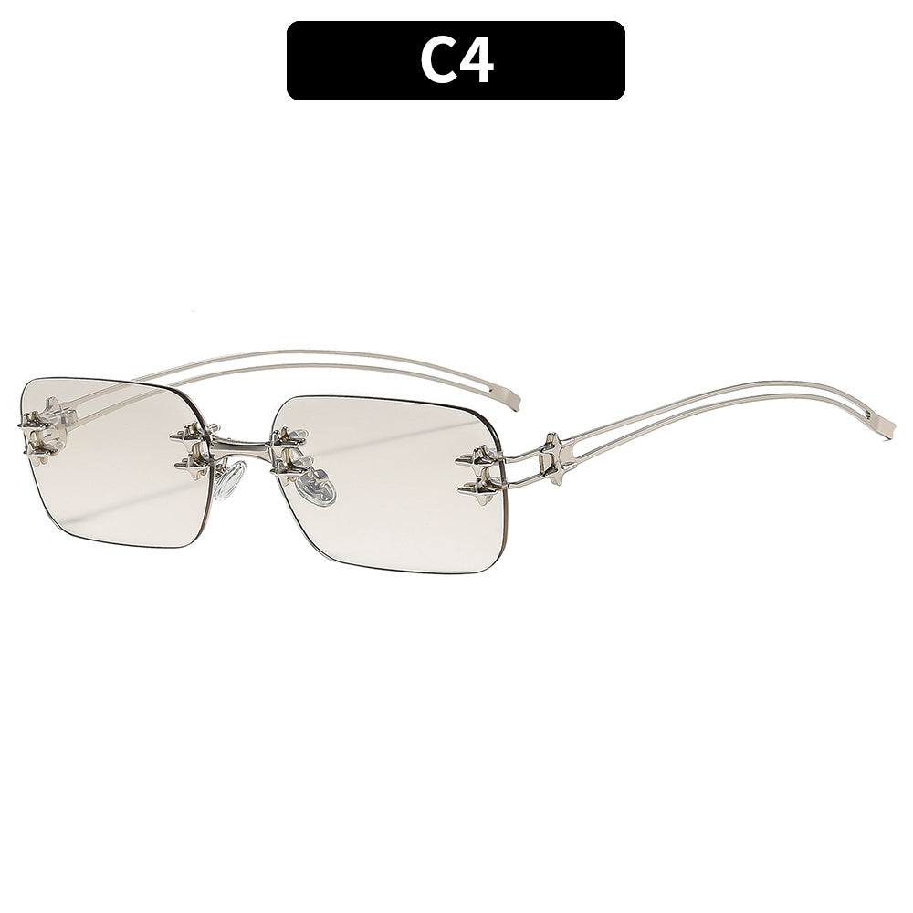 Minimalist Metal Frame Sunglasses