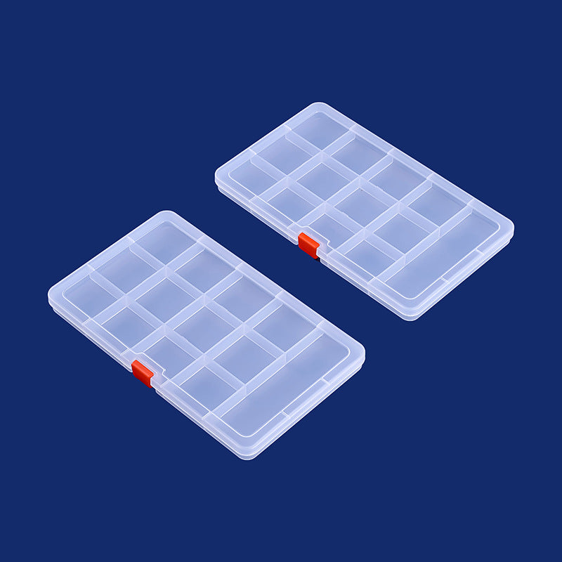 Plastic Multi-Grid Craft Storage Box Kalsten