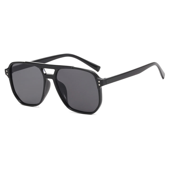 Women's oversized sunglasses with geometric design and UV protection Kalsten
