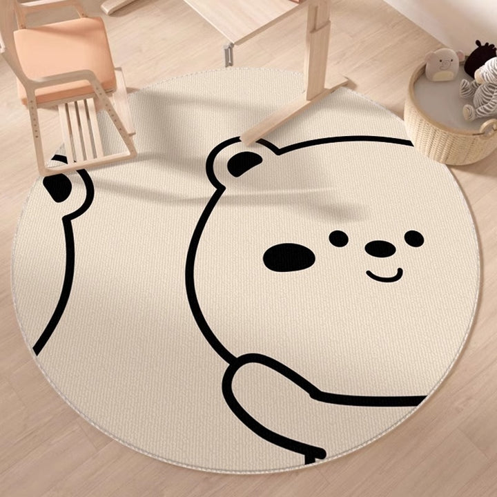 Round Playroom Area Rug