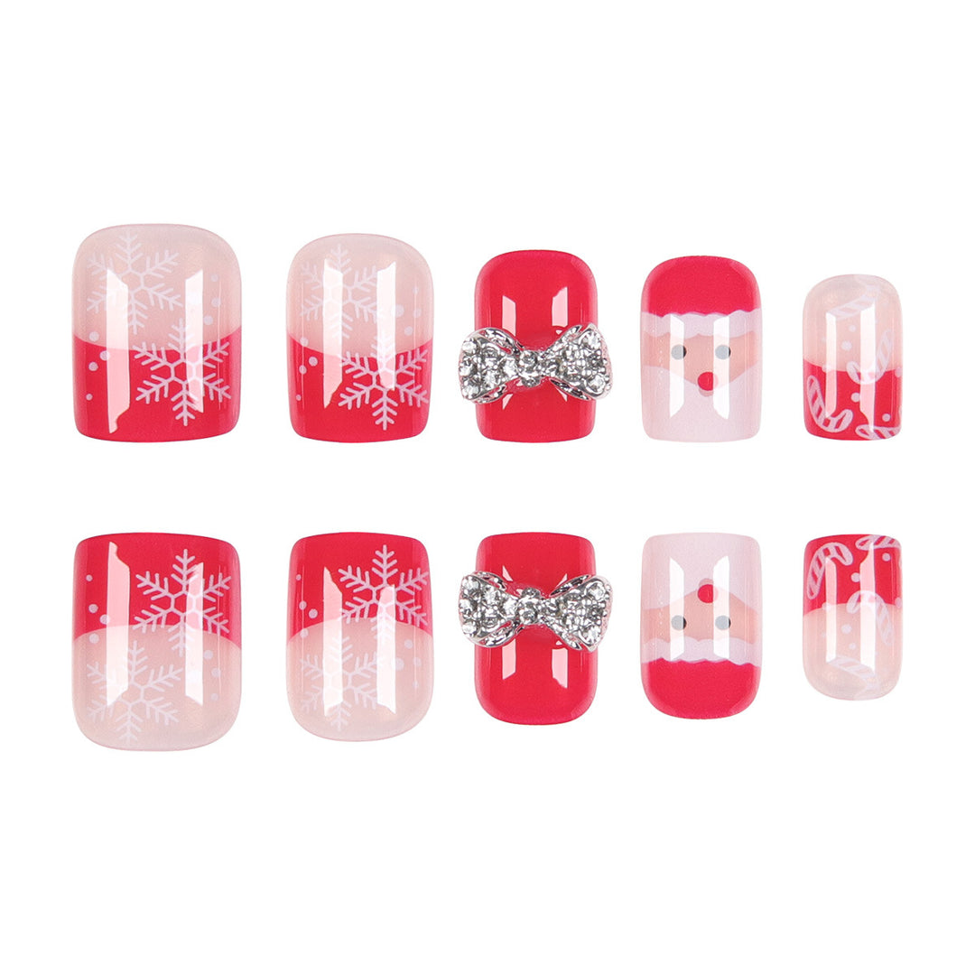 Festive Christmas Nail Art Extensions Kalsten