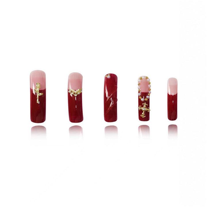 Artistic Decorative Press-On Nails Kalsten
