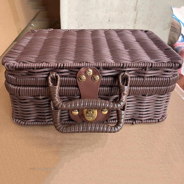 Chic Woven Storage Handbag Kalsten