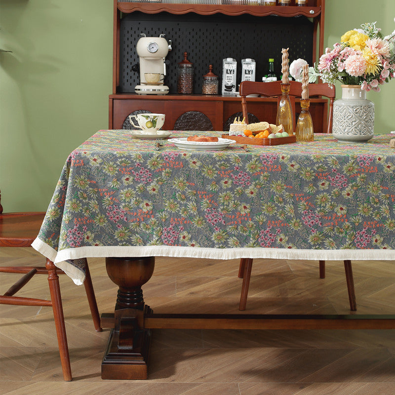 Botanical Print Table Cover