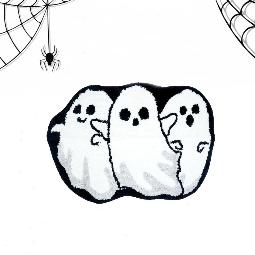 Ghost-Themed Plush Bath Mat Kalsten