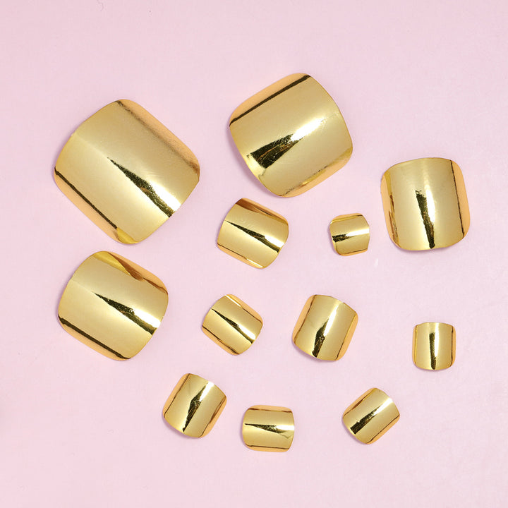 Premium Luxury Metallic Press-On Nail Set Kalsten