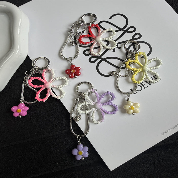 Decorative Flower Charm Keychain Kalsten