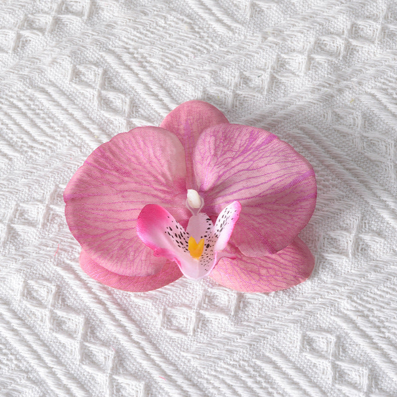 Elegant Fabric Orchid Hair Clip