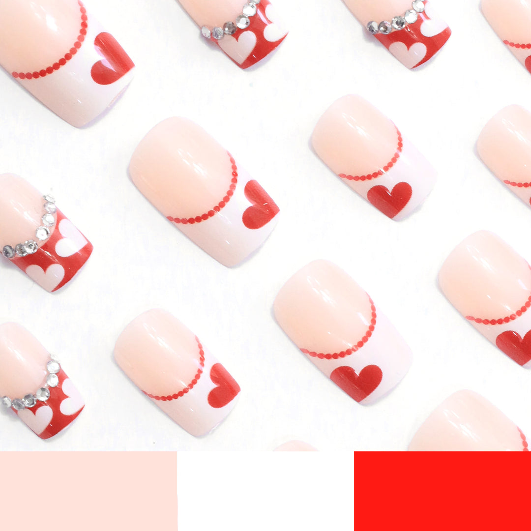 Artistic Valentine-Inspired Nail Art Enhancements Kalsten
