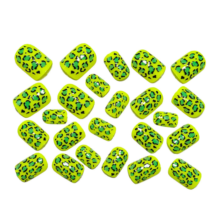 Artificial nails with animal leopard pattern Kalsten