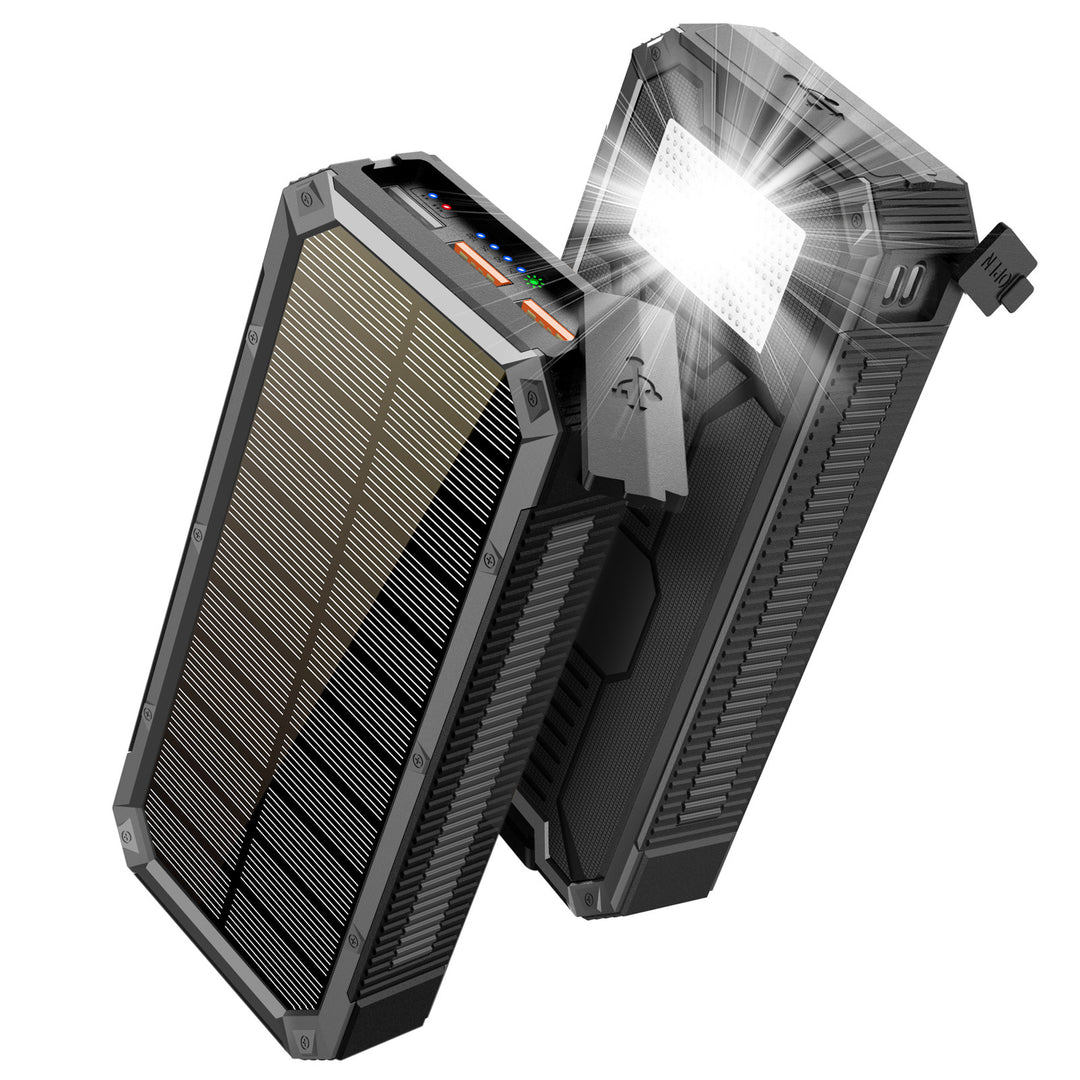 Solar Powerbank with Integrated Flashlight and Fast Charging Function Kalsten