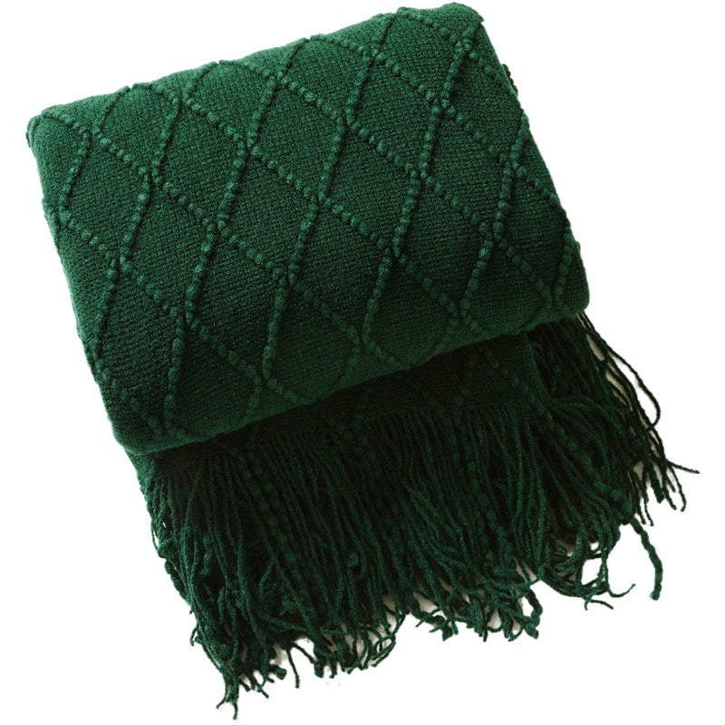 Cozy Textured Throw Blanket