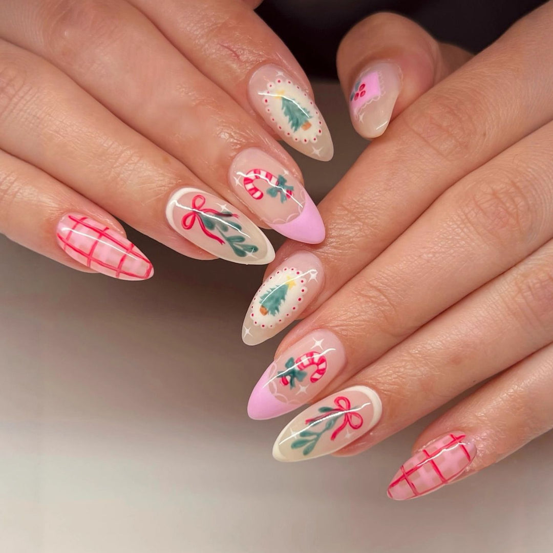Festive Gourmet Holiday Nail Art