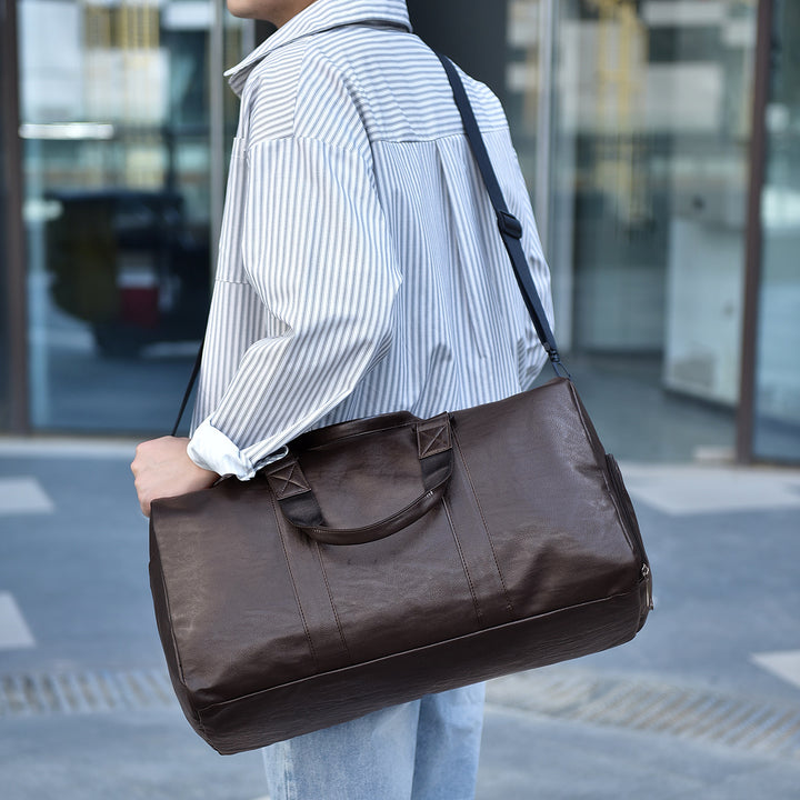 Premium Stylish Leather Duffel Bag Kalsten
