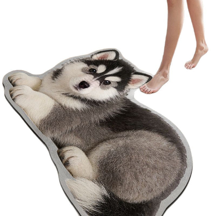 Cat-Themed Plush Bath Rug Kalsten