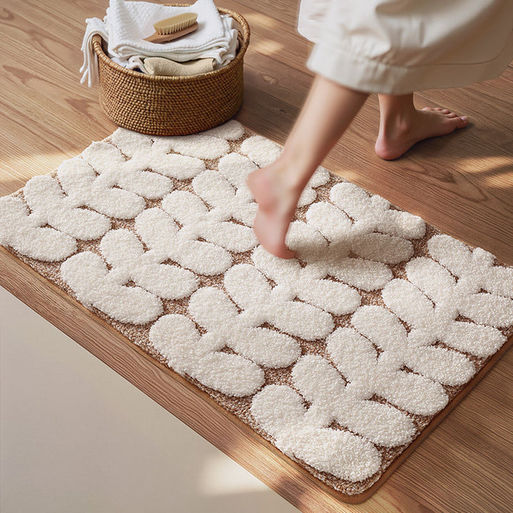 Plush Decorative Bath Mat Kalsten