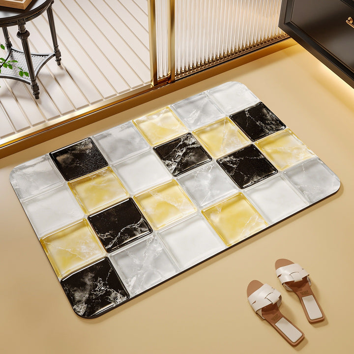 Decorative Waterproof Bathroom Mat Kalsten