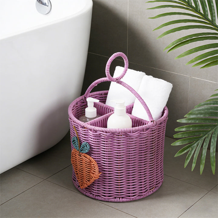 Multi-Compartment Decorative Organizer Basket Kalsten