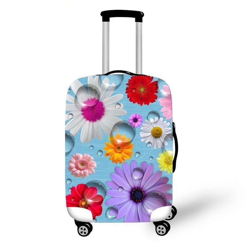 Women's hardshell travel suitcase with floral design Kalsten