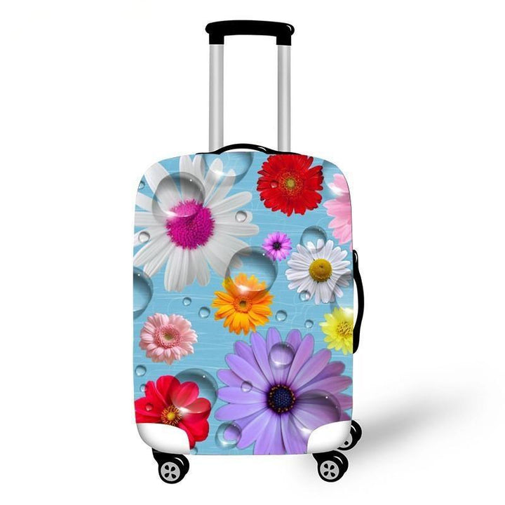 Women's hardshell travel suitcase with floral design Kalsten