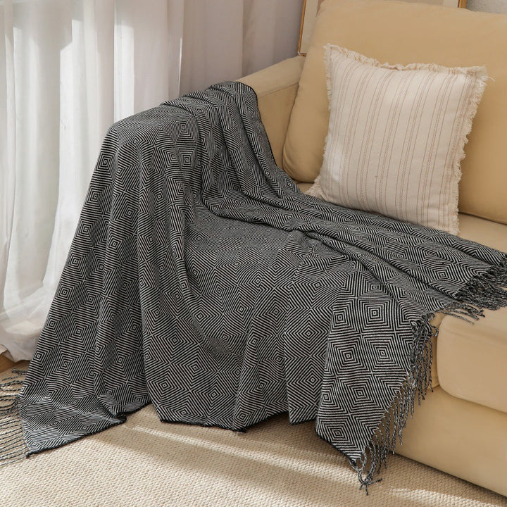 Decorative Woven Throw Blanket Kalsten