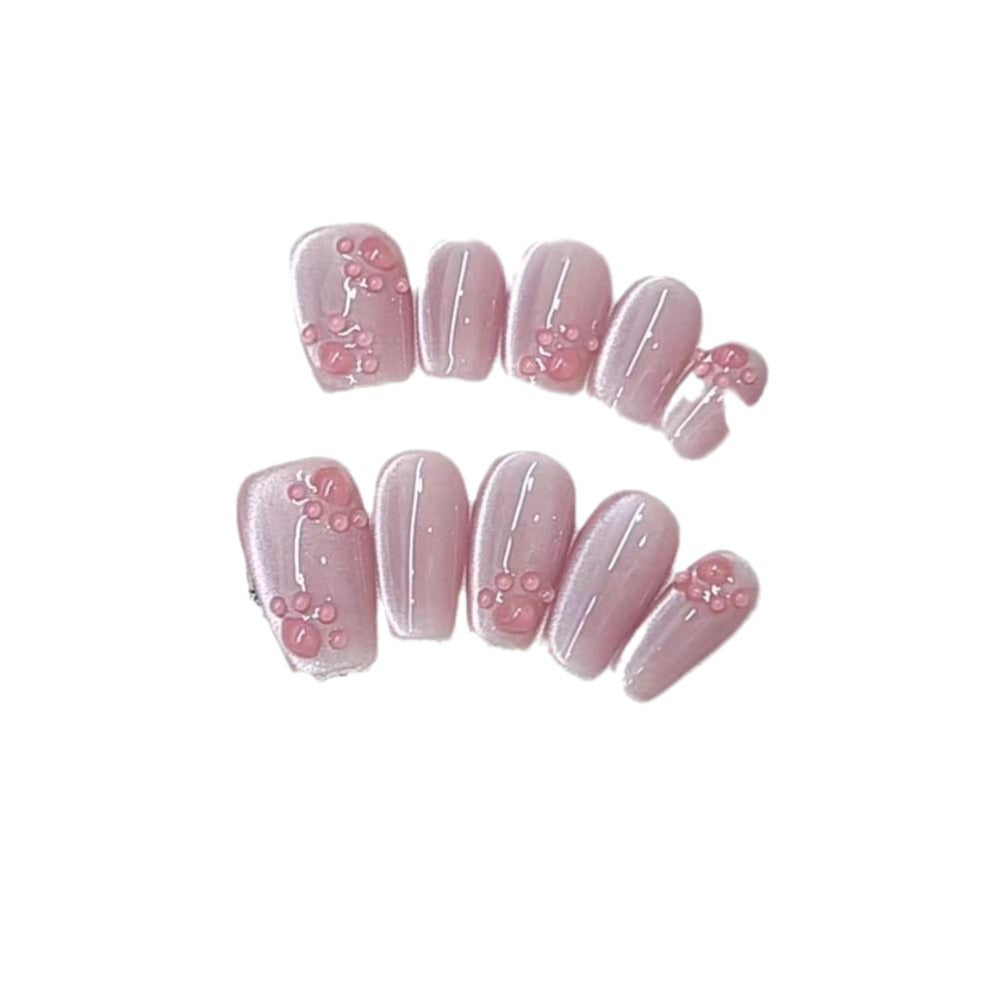 Artistic French Tip Press-On Nails Kalsten