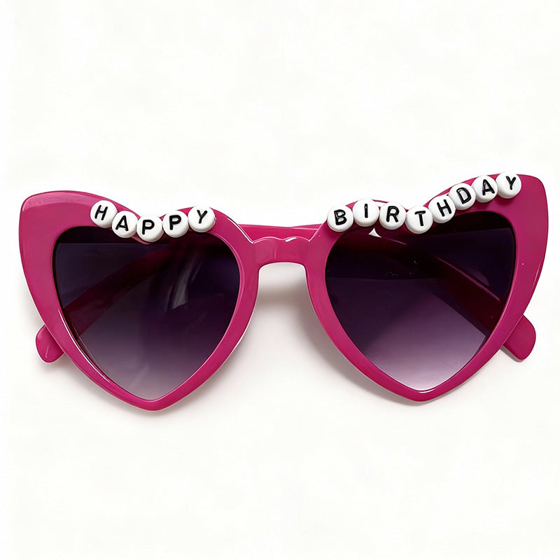 Fun Themed Heart-Shaped Sunglasses Kalsten
