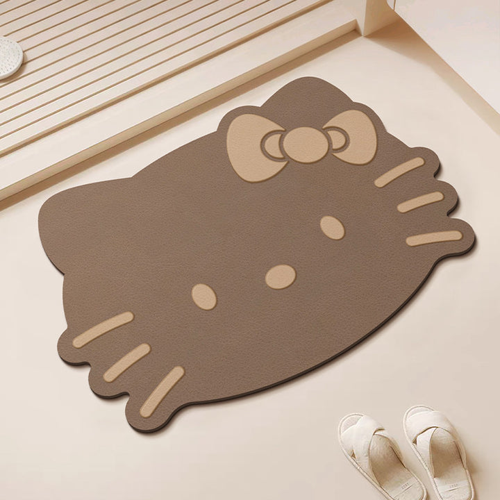Cat-Shaped Bath Mat