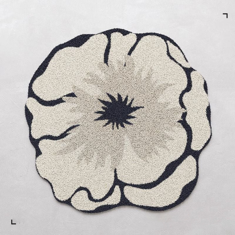 Floral Shaped Area Rug  1789754099