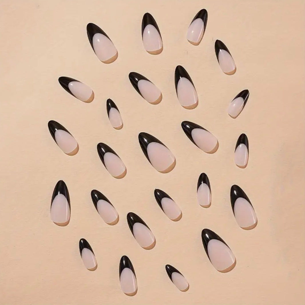 Artificial nail tips with stylish motif Kalsten